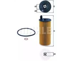 MAHLE FILTER OX 404 D ECO